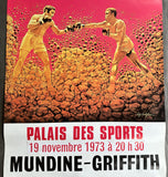 GRIFFITH, EMILE-TONY MUNDINE ON SITE POSTER (1973)