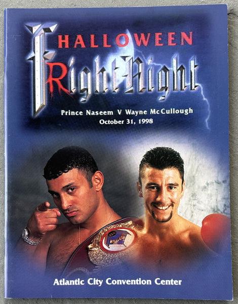 HAMED, PRINCE NASEEM-WAYNE MCCULLOUGH OFFICIAL PROGRAM (1998)