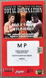 HATTON, RICKY-JUAN URANGO PRESS CREDENTIAL (2007)