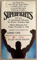 HEARNS, THOMAS-JAMES KINCHEN POST FIGHT PARTY INVITATION (1988)