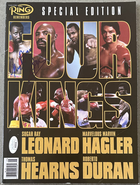 HEARNS, THOMAS SIGNED SPECIAL EDITION RING MAGAZINE (JSA)