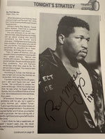 HOLMES, LARRY-RAY MERCER SIGNED OFFICIAL PROGRAM (1992-SIGNED BY BOTH)