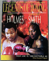 HOLMES, LARRY-JAMES "BONECRUSHER" SMITH II OFFICIAL PROGRAM (1999)