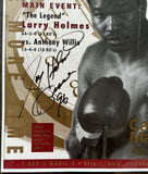 HOLMES, LARRY-ANTHONY WILLIS SIGNED ON SITE POSTER (1996-SIGNED BY HOLMES)