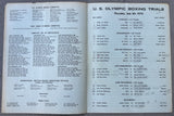 1972 OLYMPIC BOXING TRIALS PROGRAM WITH INSERTS (HOLMES, JOHNSON, GREGORY, SEALES, BOBICK)