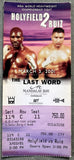 HOLYFIELD, EVANDER-JOHN RUIZ II FULL TICKET (2001)