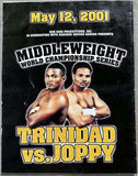 HOPKINS, BERNARD-KEITH HOLMES & FELIX TRINIDAD-WILLIAM JOPPY OFFICIAL PROGRAM (2001)