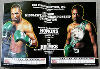 HOPKINS, BERNARD-KEITH HOLMES & FELIX TRINIDAD-WILLIAM JOPPY OFFICIAL PROGRAM (2001)