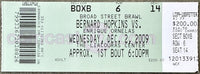 HOPKINS, BERNARD-ENRIQUE ORNELAS ON SITE FULL TICKET (2009)