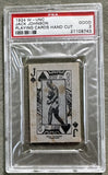 JOHNSON, JACK 1924 W-UNC PLAYING CARDS HAND CUT (PSA/DNA GOOD 2-NONE HIGHER IN PSA POPULATION)