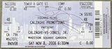 CALZAGHE, JOE-ROY JONES, JR. SIGNED FULL TICKET (2008-SIGNED BY JONES, JR.)