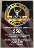 JONES, JR., ROY NEW GYM OPENING ADVERTISEMENT (2014)