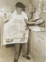 LAMOTTA, JAKE ORIGINAL KITCHEN APRON (1940'S-VIKKI LAMOTTA COLLECTION)