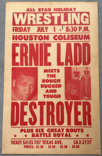 LADD, ERNIE-THE DESTROYER ON SITE POSTER (1966)