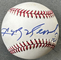 LEONARD, SUGAR RAY LEONARD SIGNED BASEBALL