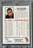 LEONARD, SUGAR RAY SIGNED 1991 KAYO CARD (JSA)