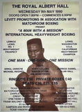 LEWIS, LENNOX-JORGE ALFREDO DASCOLA ON SITE POSTER (1990)