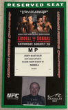 LIDDELL, CHUCK-RENATO SOBRAL PRESS CREDENTIAL (2006)