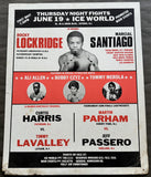 LOCKRIDGE, ROCKY-MARCIAL SANTIAGO & BOBBY CZYZ-ROLAND COUSINS ON SITE POSTER (1980)