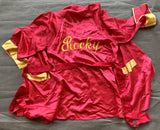 LOCKRIDGE, ROCKY FIGHT WORN ROBE