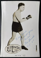 LOMSKI, LEO SIGNED PHOTO