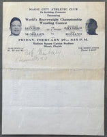 LONDOS, JIM-STANISLAUS ZBYSZKO LETTERHEAD (1931)