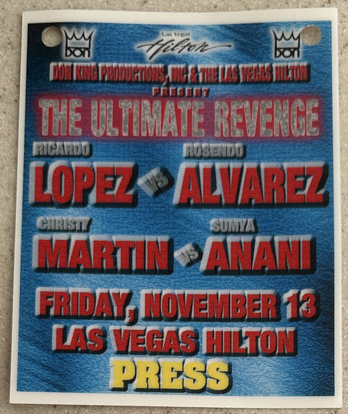 LOPEZ, RICARDO-ROSENDO ALVAREZ PRESS CREDENTIAL (1998)