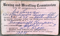 LOUIS, JOE PROFESSIONAL BOXING LICENSES (1948-49)