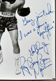 MANCINI, RAY "BOOM BOOM" SIGNED PHOTO (WITH GREAT INSCRIPTION)