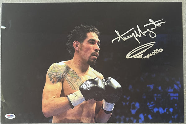 MARGARITO, ANTONIO SIGNED LARGE FORMAT PHOTO (PSA/DNA)