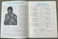 CHAVEZ, JULIO CESAR-ROGER MAYWEATHER OFFICIAL PROGRAM (1989)