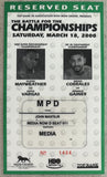 MAYWEATHER, JR., FLOYD-GOYO VARGAS & DIEGO CORRALES-DERRICK GAINER PRESS CREDENTIAL (2000)