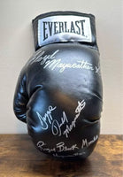 MAYWEATHER, SR., FLOYD & ROGER MAYWEATHER & JEFF MAYWEATHER SIGNED BOXING GLOVE (JSA)