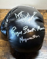 MAYWEATHER, SR., FLOYD & ROGER MAYWEATHER & JEFF MAYWEATHER SIGNED BOXING GLOVE (JSA)