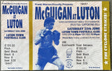 MCGUIGAN, BARRY-FRANCISCO TOMA DA CRUZ ON SITE FULL TICKET (1988)