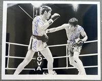 MONZON, CARLOS & NINO BENVENUTI SIGNED PHOTO STINSON LOAS)