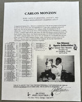 MONZON, CARLOS & NINO BENVENUTI SIGNED PHOTO STINSON LOAS)