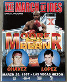 MOORER, MICHAEL-VAUGN BEAN & JULIO CESAR CHAVEZ-TONY MARTIN & RICARDO LOPEZ-MONGKOL CHAROEN OFFICIAL PROGRAM (1997)