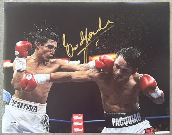 MORALES, ERIK SIGNED LARGE FORMAT PHOTO (PSA/DNA)