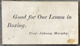 MURPHY, JOHNNY ORIGINAL BUSINESS CARD (CIRCA 1880's)