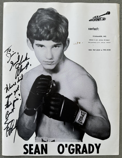 O'GRADY, SEAN SIGNED PHOTO