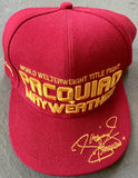 MAYWEATHER, JR., FLOYD-MANNY PACQUIAO SOUVENIR HAT (2015)