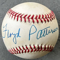 PATTERSON, FLOYD SIGNED BASEBALL