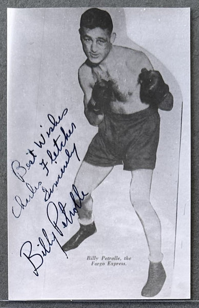 PETROLLE, BILLY SIGNED PHOTO