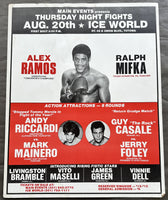 RAMOS, ALEX-ROCKY FABRIZIO & LIVINGSTON BRAMBLE-QUADIL HART ON SITE POSTER (1981)