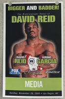 REID, DAVID-KIRINO GARCIA PRESS CREDENTIAL (2000)