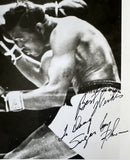 ROBINSON, SUGAR RAY-ROCKY GRAZIANO SIGNED PHOTO (JSA-SIGNED BY BOTH)