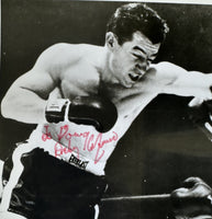 ROBINSON, SUGAR RAY-ROCKY GRAZIANO SIGNED PHOTO (JSA-SIGNED BY BOTH)