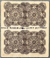 ROSENBLOOM, MAXIE-JIMMY SLATTERY TICKET STUB (1930)