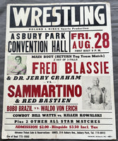 SAMMARTINO, BRUNO & RED BASTIEN VS FRED BLASSIE & DR. JERRY GRAHAM ON SITE POSTER (1964)